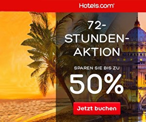 Aktion bei Hotels.com