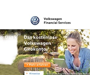 Aktion bei VW Bank