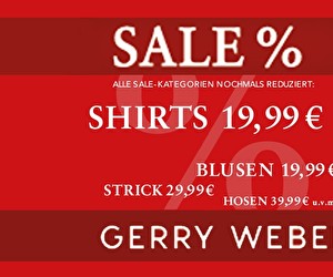 Aktion bei GERRY WEBER