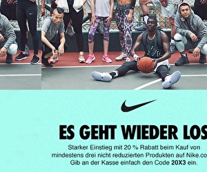 Aktion bei Nike