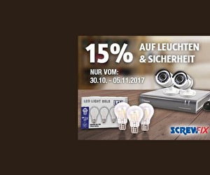 Aktion bei Screwfix