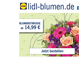 Aktion bei Lidl-Blumen.de
