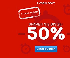 Aktion bei Hotels.com