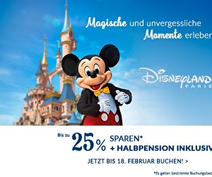 Aktion bei Disneyland® Paris