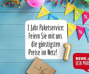 Aktion bei REWE Paketservice