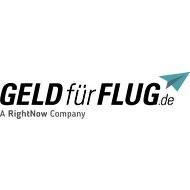 Geld für Flug Logo
