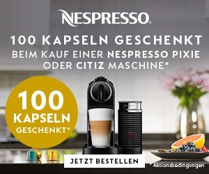 Aktion bei Nespresso